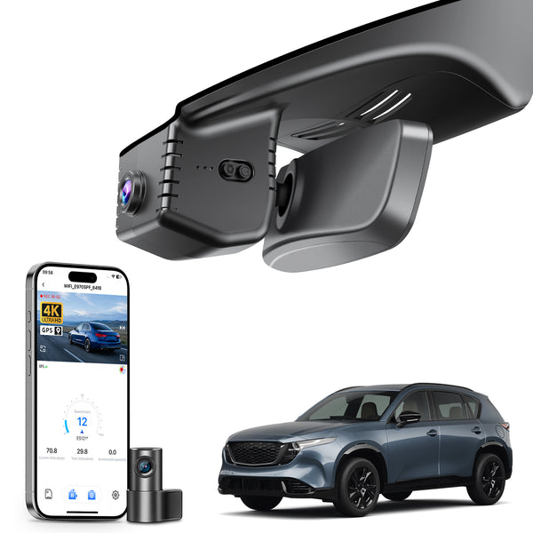 Mangoal Front 4K & Rear 2K HDR Dash Cam, Dual STARVIS 2, for Mazda All-New Gen3 KM CX-5 2026