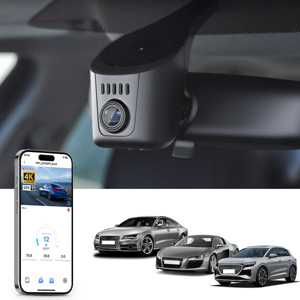 Mangoal Front 4K HDR Dash Cam STARVIS 2 for Audi Series (Model A)