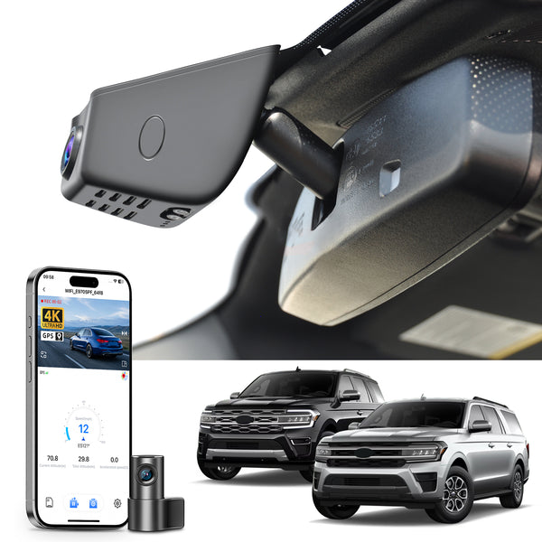 MANGOAL Dash Cam (GPS Included) for Ford Expedition / Expedtion MAX 2018–2027