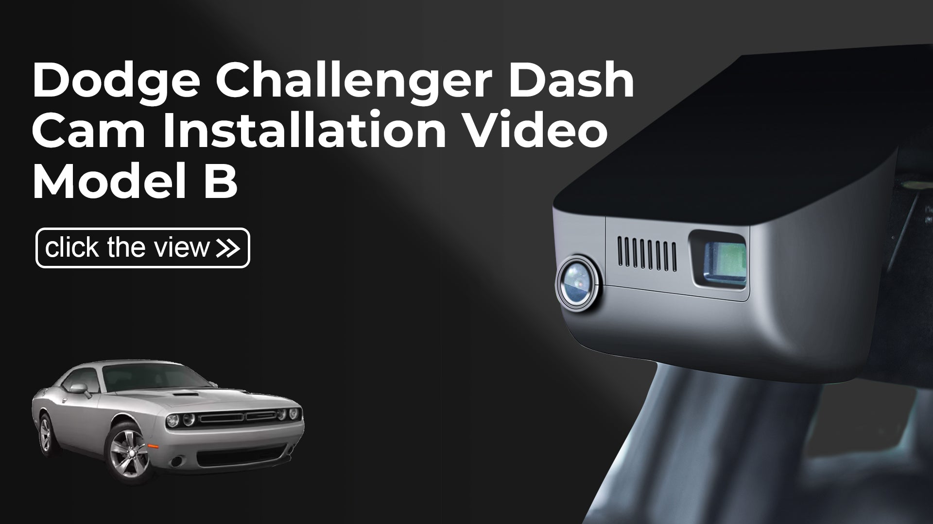 Charger la vidéo : Mangoal Front 4K & Rear 2K HDR Dash Cam, Dual STARVIS 2 for Dodge Challenger 2015-2023(Model B)
