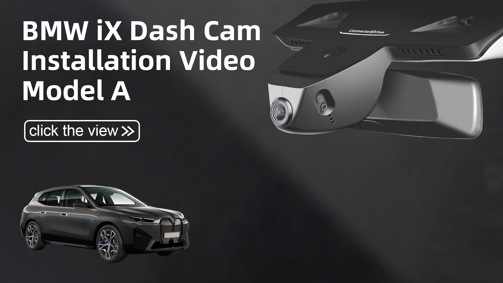 Charger la vidéo : Mangoal Front 4K & Rear 2K HDR Dash Cam, Dual STARVIS 2, for BMW iX 2022-2026(Model A)