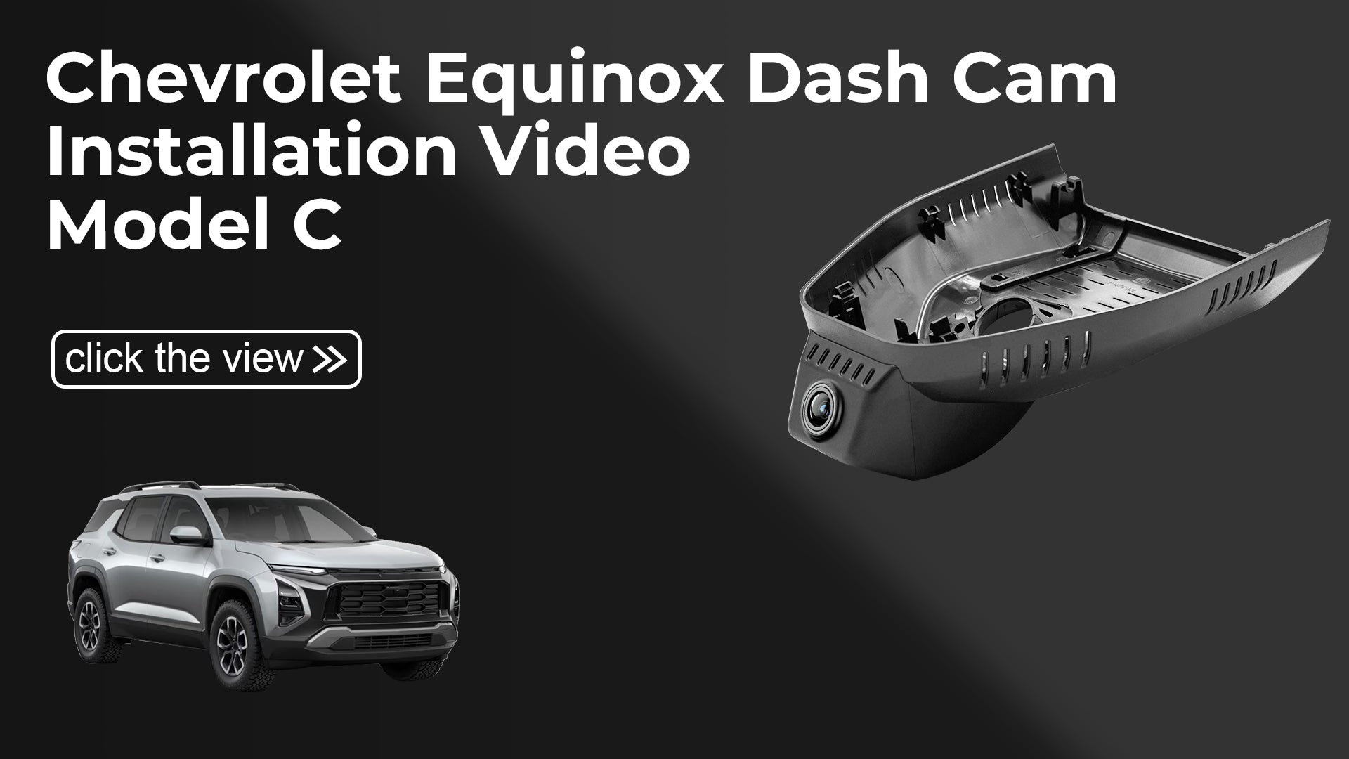 Charger la vidéo : Mangoal Front 4K HDR Dash Cam STARVIS 2 for Chevy 4th Gen Equinox 2025 2026(Model C)