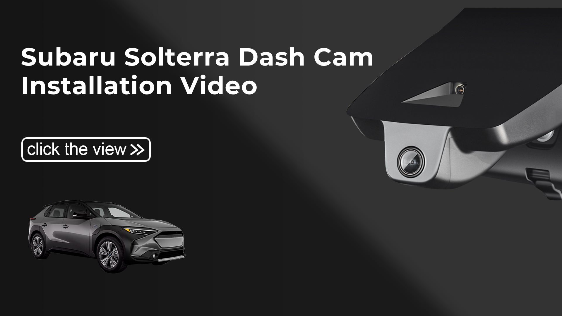 Charger la vidéo : Mangoal Front 4K HDR Dash Cam STARVIS 2 for Subaru Solterra 2023-2026