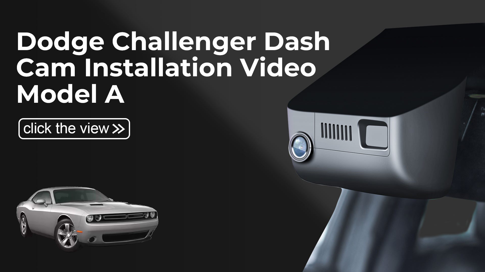 Charger la vidéo : Mangoal Front 4K & Rear 2K HDR Dash Cam, Dual STARVIS 2 for Dodge Challenger 2015-2023(Model A)