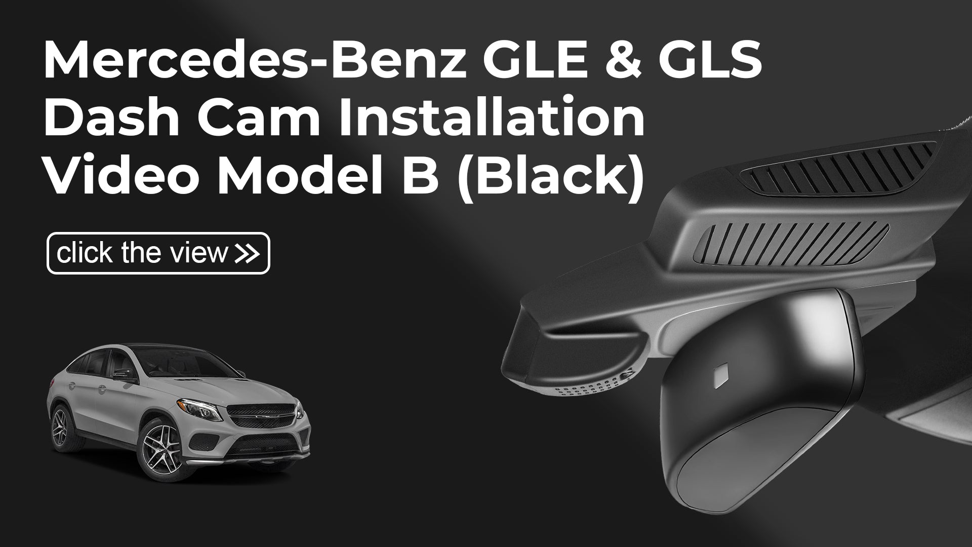 Charger la vidéo : Mangoal HDR Dash Cam, Dual STARVIS 2, for Mercedes-Benz GLE(W166/C292) 2016-2019 & GLS(X166) 2017-2019(Model B)