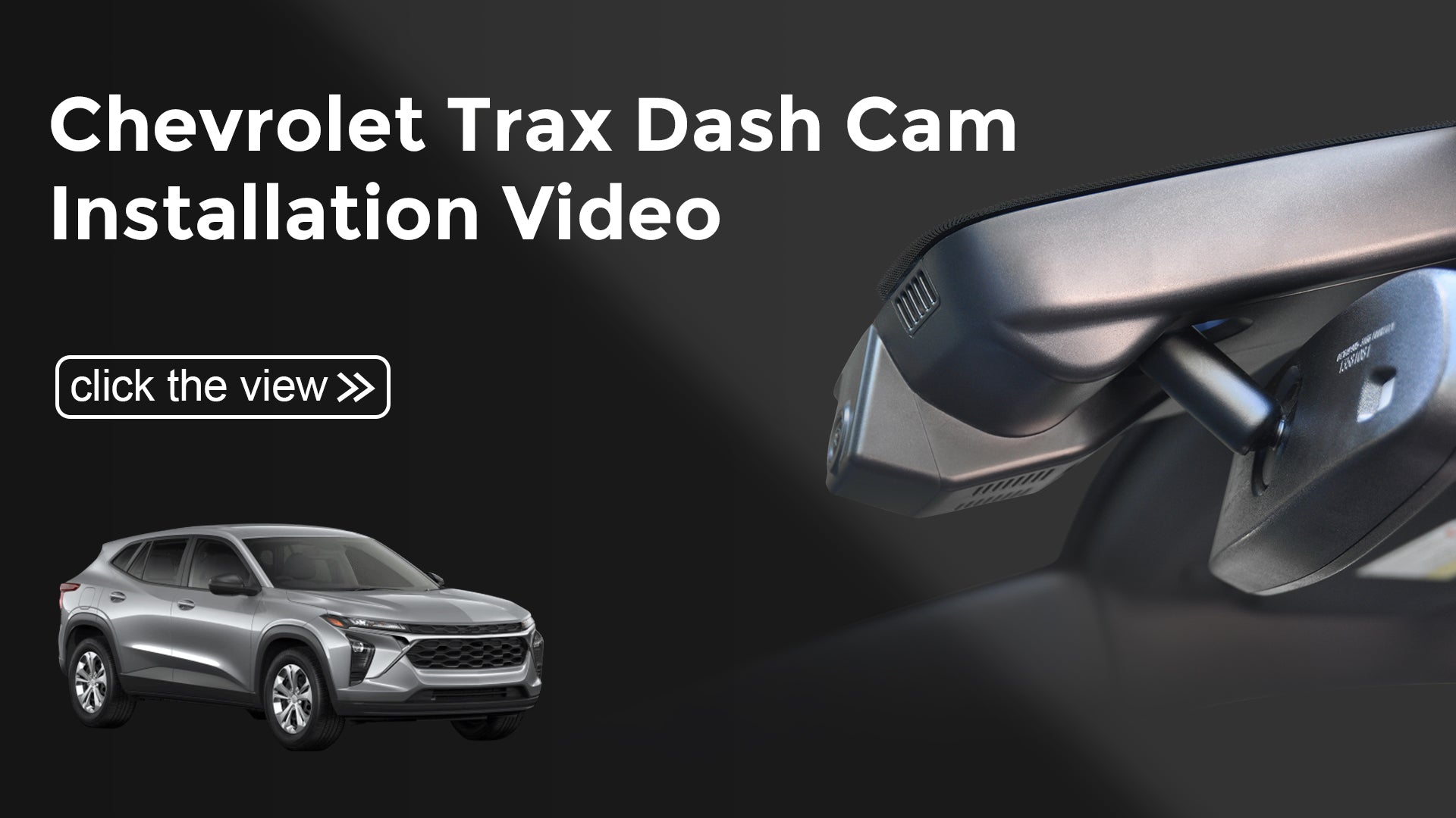 Load video: Mangoal Front 4K HDR Dash Cam STARVIS 2 for Chevy Trax 2024-2026