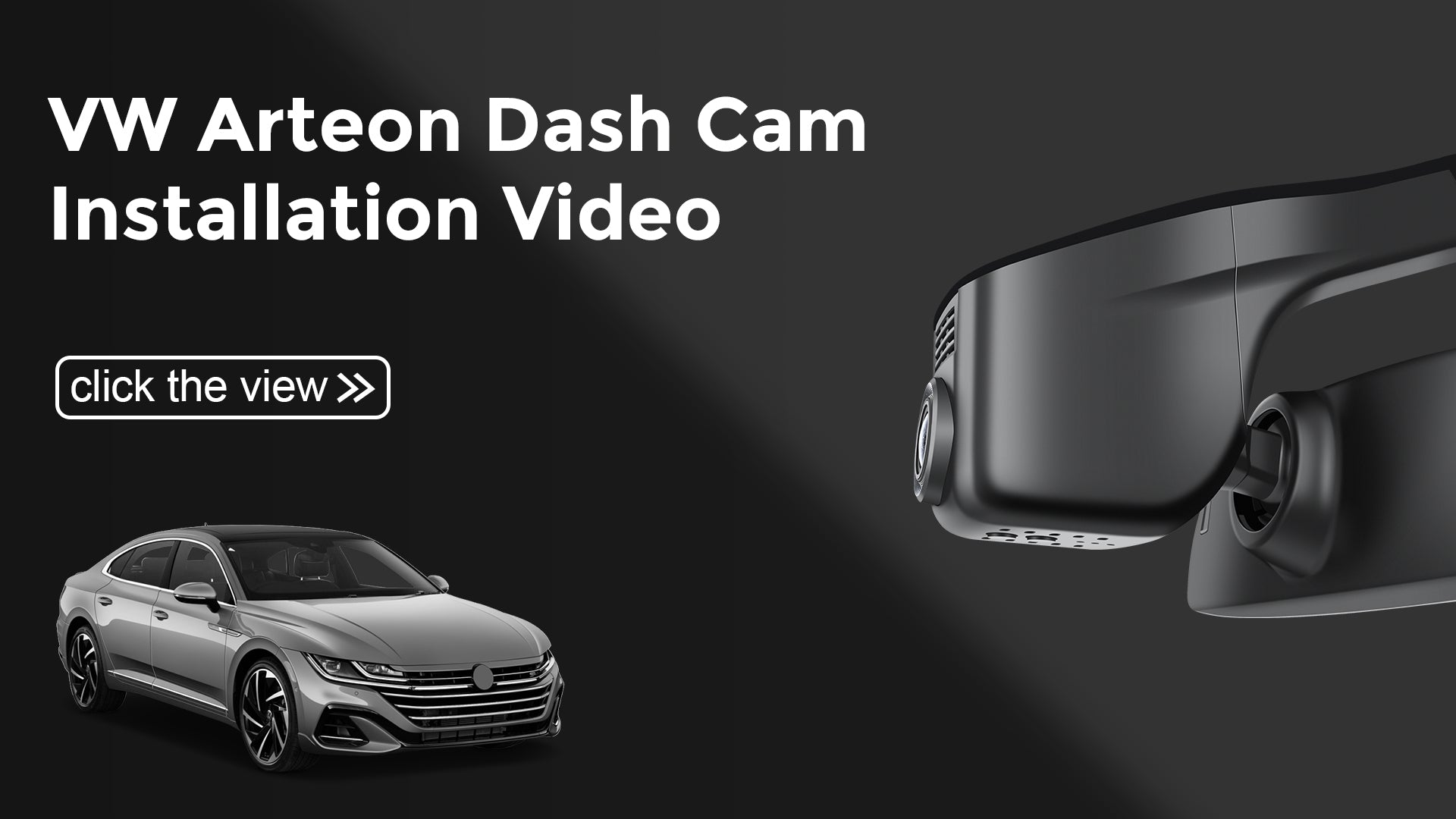Charger la vidéo : Mangoal Front 4K & Rear 2K HDR Dash Cam, Dual STARVIS 2, for Volkswagen Arteon 2018-2024(Model A Black)
