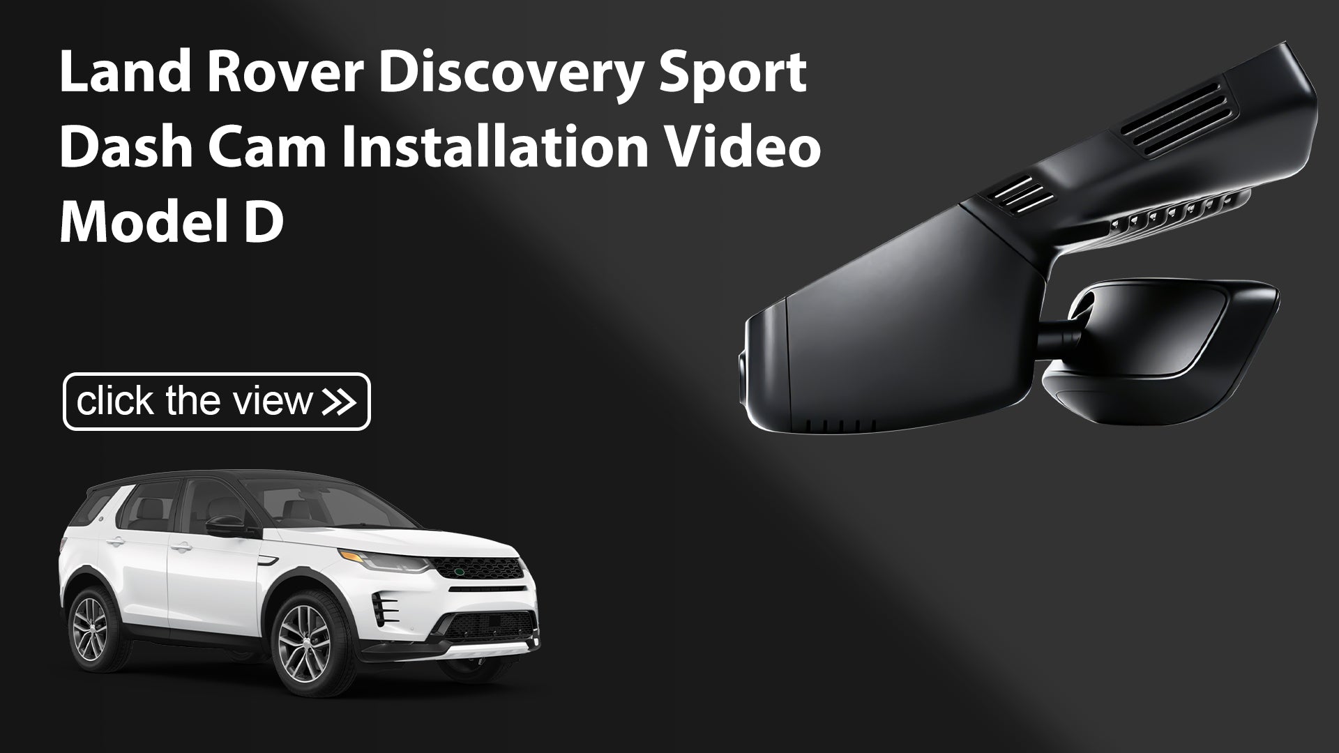 Load video: Mangoal Front 4K & Rear 2K HDR Dash Cam, Dual STARVIS 2 for Land Rover Discovery Sport S SE HSE R-Dynamic L550 facelift(Model D)
