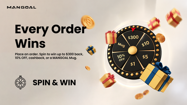 Win Your Entire Order For Free (Up to $300): Our Anniversary Spin is Live!