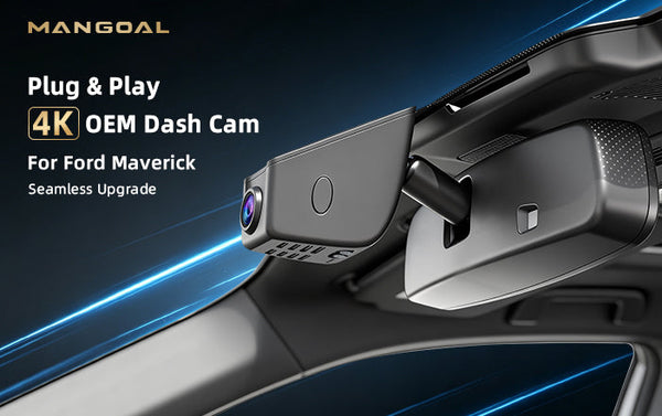 MANGOAL OEM-Style Dash Cam for Ford Maverick: A Seamless Plug & Play Setup