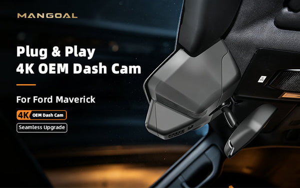 MANGOAL OEM-Style Dash Cam for LC250: Trail-Ready 4K, Zero Clutter