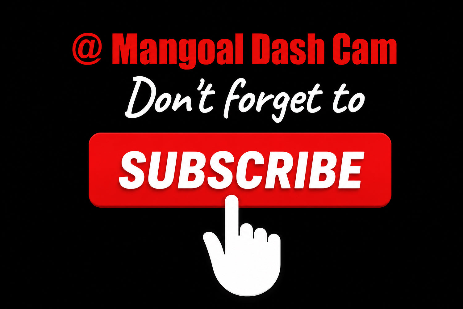 Subscribe to the Mangoal YouTube channel for dash cam reviews, installation guides, driving footage, and helpful tips for drivers.