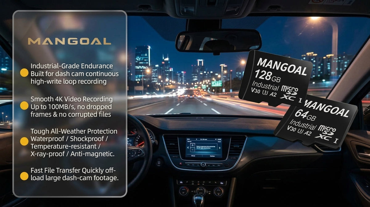 Why Industrial-Grade microSD Cards Are Better Suited for Dash Cams