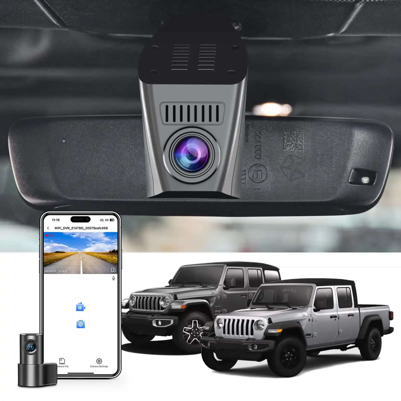 Jeep Wrangler Gladiator STARVIS 2 IMX678 4K IMX675 2K HDR