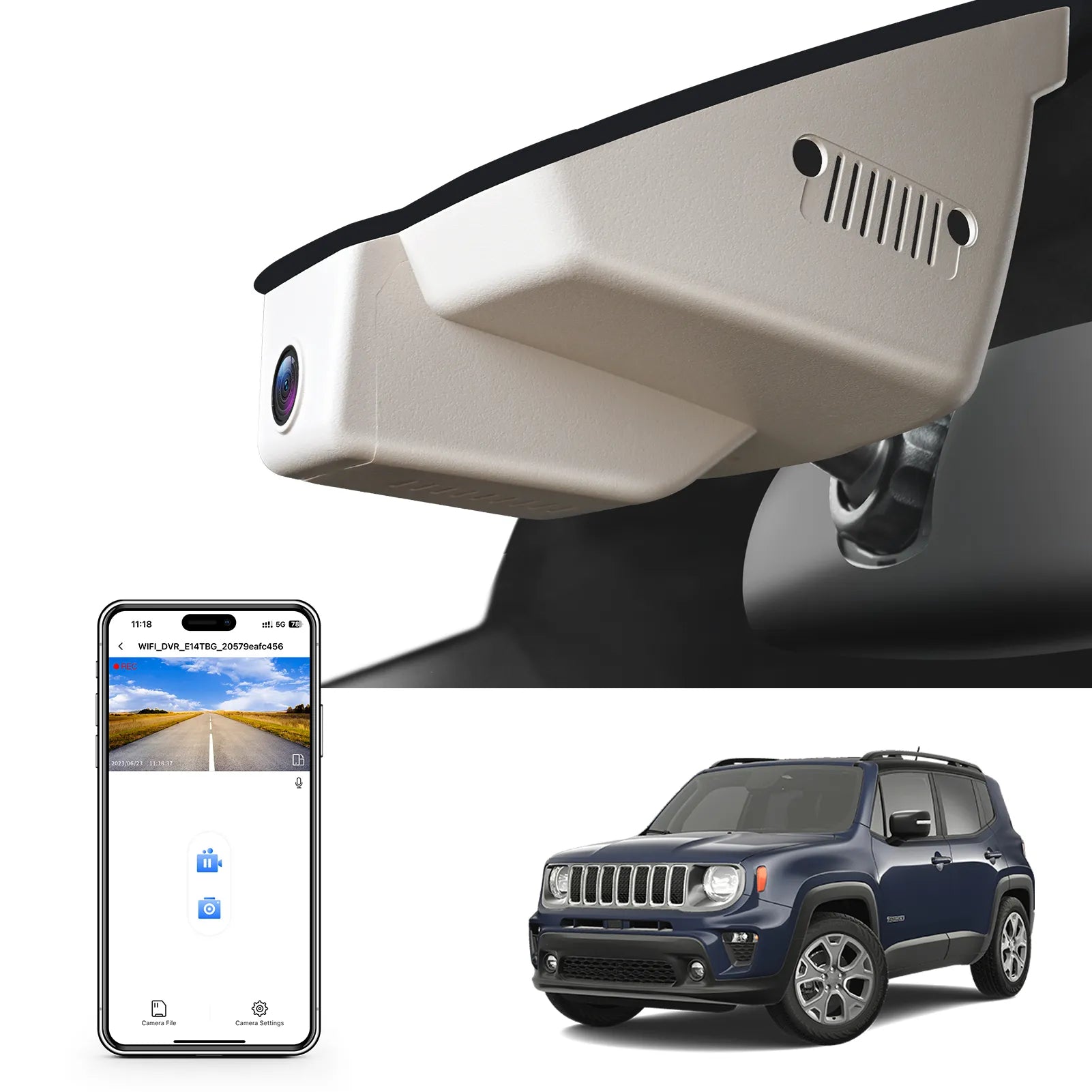 Jeep Renegade Beige STARVIS 2 IMX678 4KIMX675 2K HDR