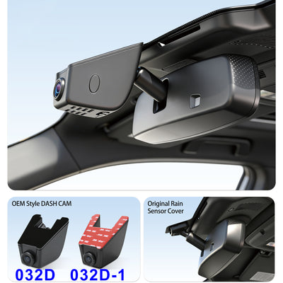 Mangoal Caméra de tableau de bord avant 4K et arrière 1080p pour Ford F150 2013-2024 F250/F350 Super Duty 2015-2024 XLT Lariat King Ranch Tremor Raptor Limited Platinum (modèle B), application et WiFi gratuits, carte 128 Go