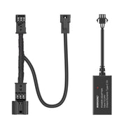Dash Cam Power Adapter for Audi Porsche Volkswagen with Black 3-Pin Rain Sensor – Hidden Cable Kit for GPS Radar Mirror Camera, Plug & Play Fits All Models with Black 3-Pin Rain Sensor Port