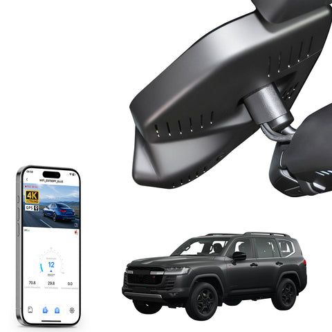 MANGOAL Dash Cam (GPS Included) for Toyota Land Cruiser LC300 2025–2027 Model C(LHD,Left-hand drive)