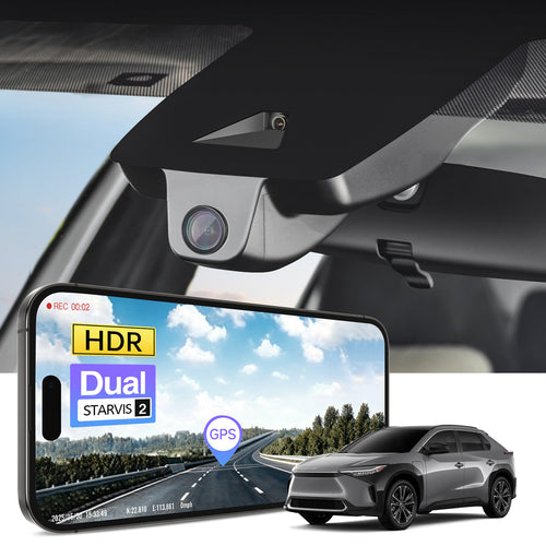 MANGOAL 4K STARVIS 2 Dash Cam (GPS Included) for Toyota BZ4X 2023–2026 & BZ 2026