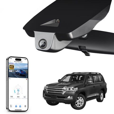 MANGOAL Dash Cam (GPS Included) for Toyota Land Cruiser LC200 2017–2021（Model A）