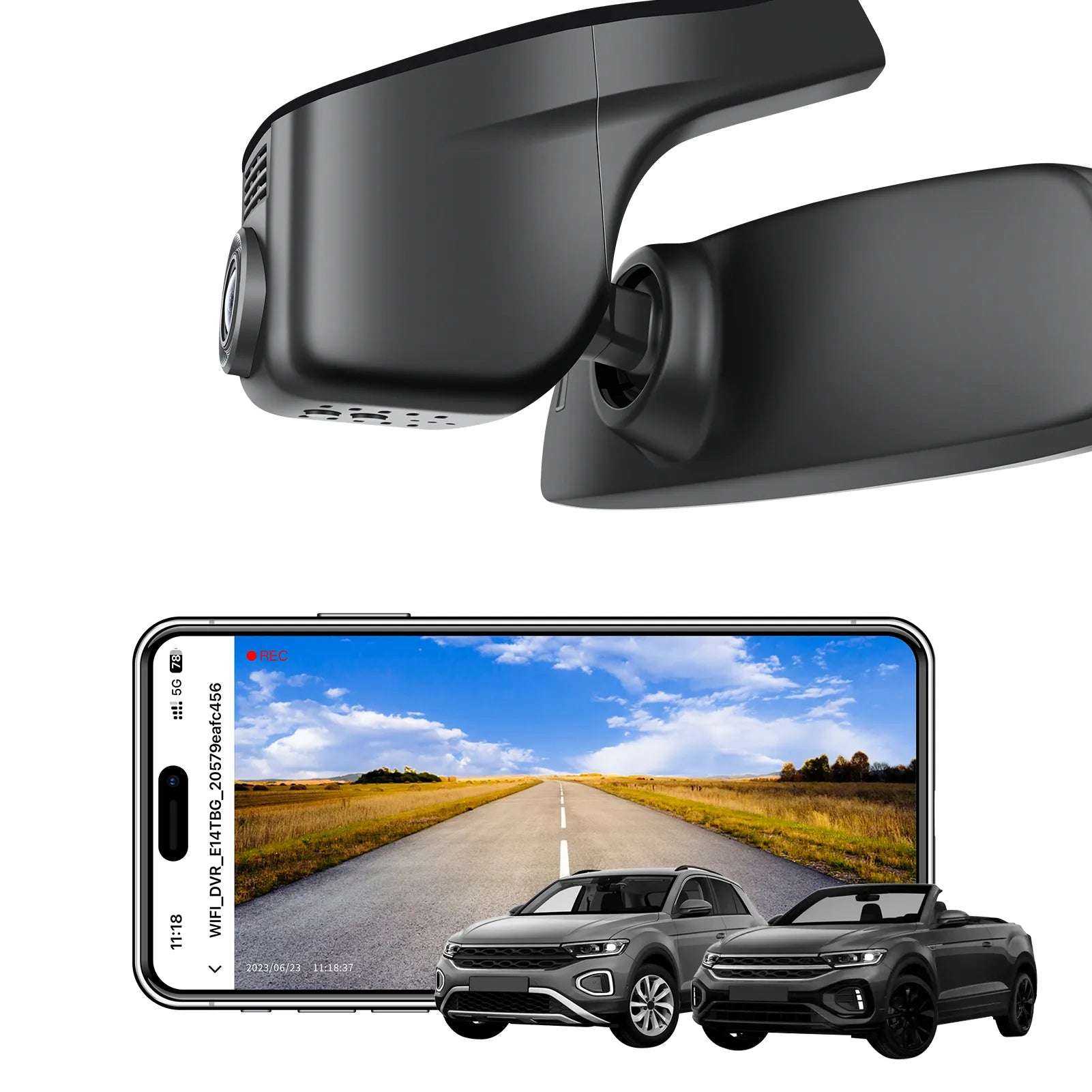 Mangoal Dash Cam for Volkswagen T-ROC & T-ROC Cabrio 2018-2025 (Model A)