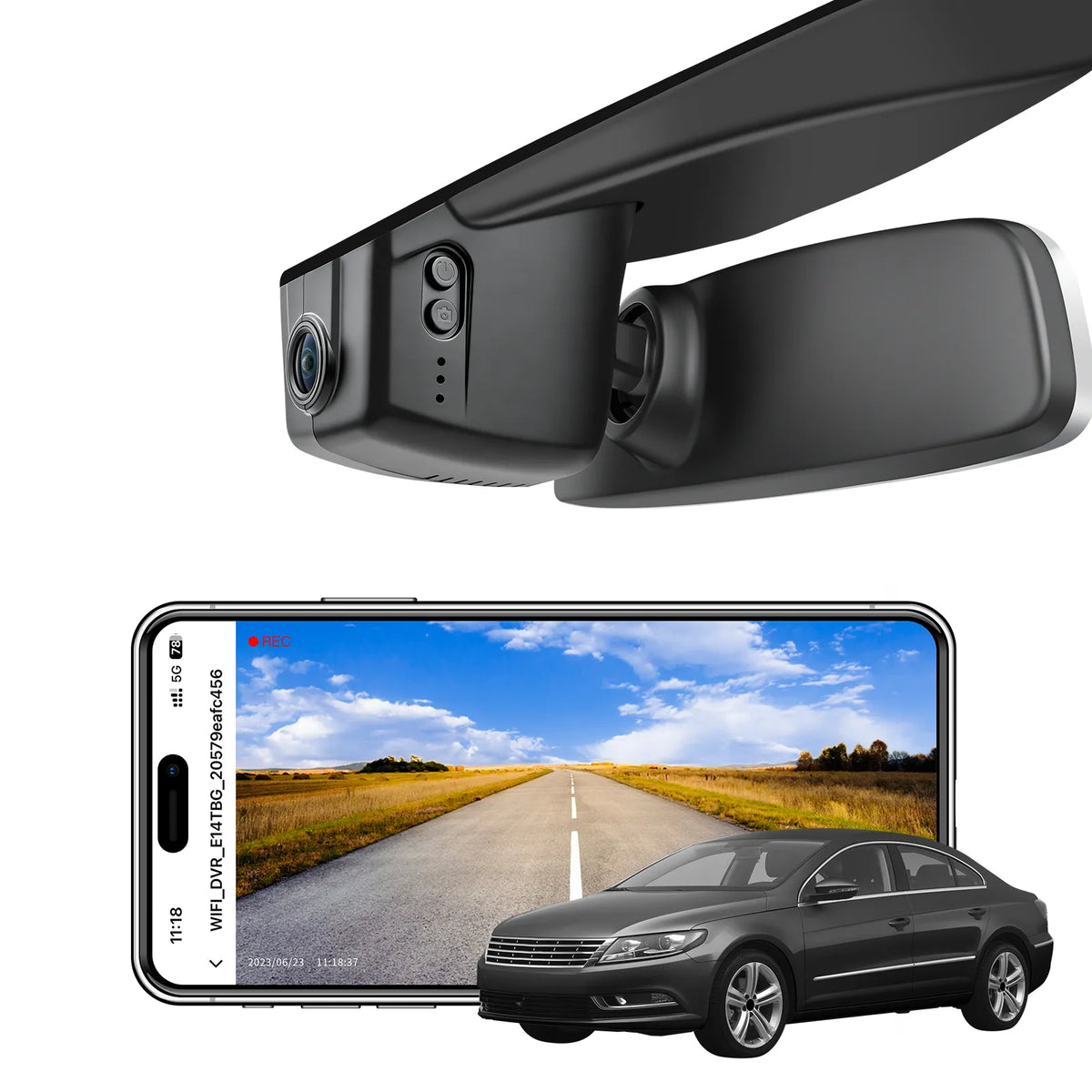 MANGOAL Dash Cam for Volkswagen CC 2012-2017 (Model B)