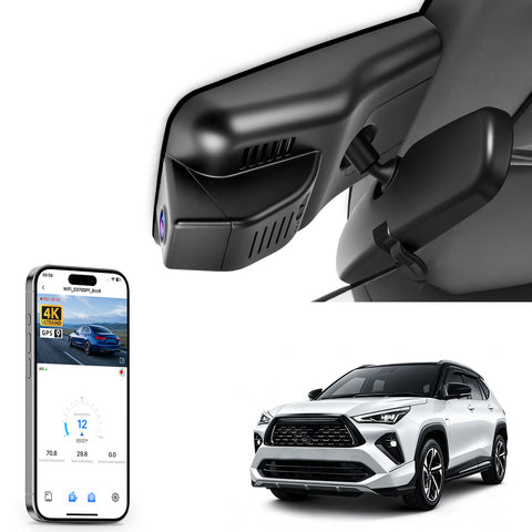 MANGOAL 4K STARVIS 2 Dash Cam (GPS Included) for Toyota Yaris Cross & Yaris 2020–2023