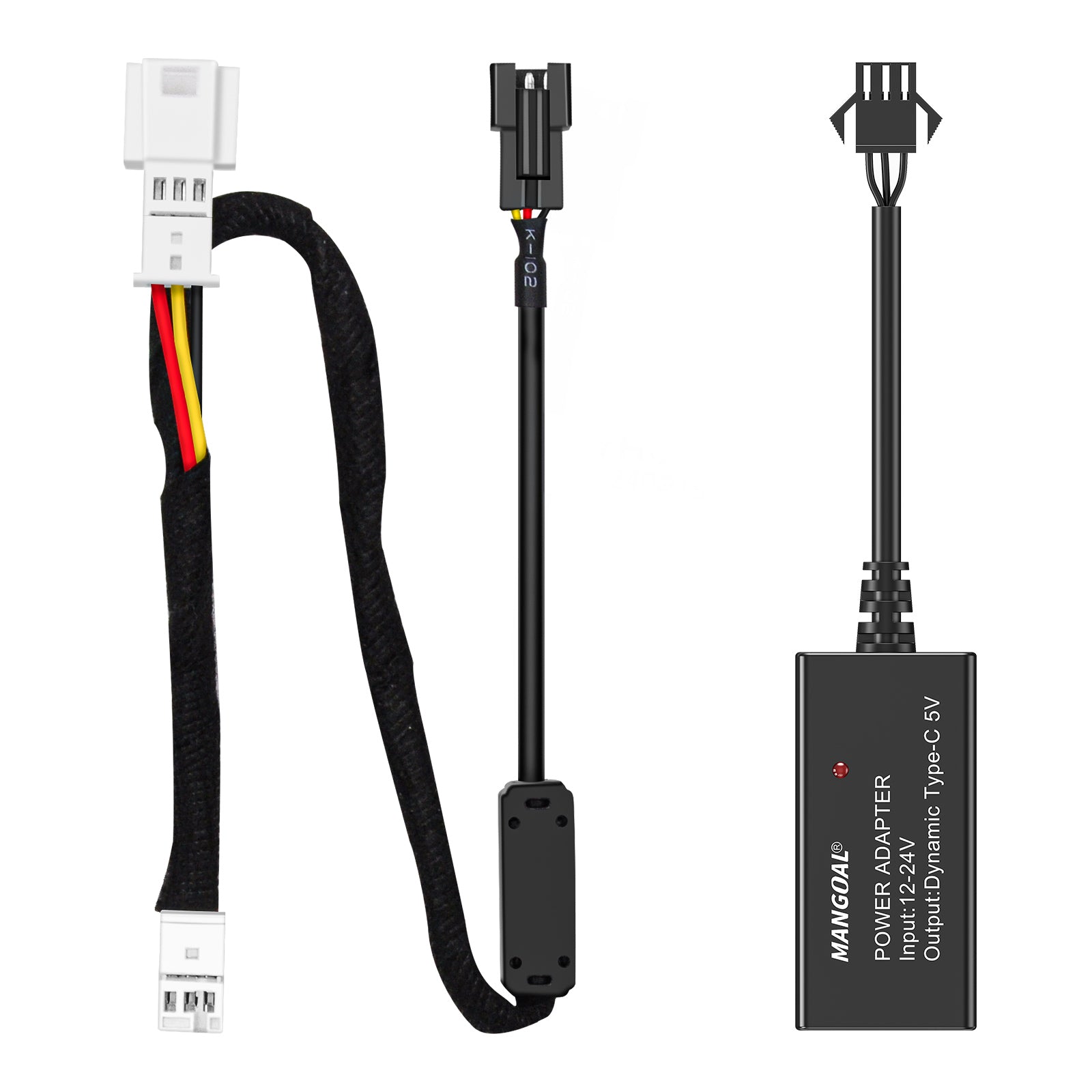 Dash Cam Power Adapter for Mercedes Benz with 3-Pin Rain Sensor – Hidden Cable Kit for GPS Radar Mirror Camera, Plug & Play Fits All Mercedes Benz Models with 3-Pin Rain Sensor Port