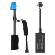 Mangoal Dash Cam Power Adapter for Land Rover & Jaguar with 3-Pin Blue Rain Sensor (Model B)– Hidden Cable Kit for GPS Radar Mirror Camera, Plug & Play