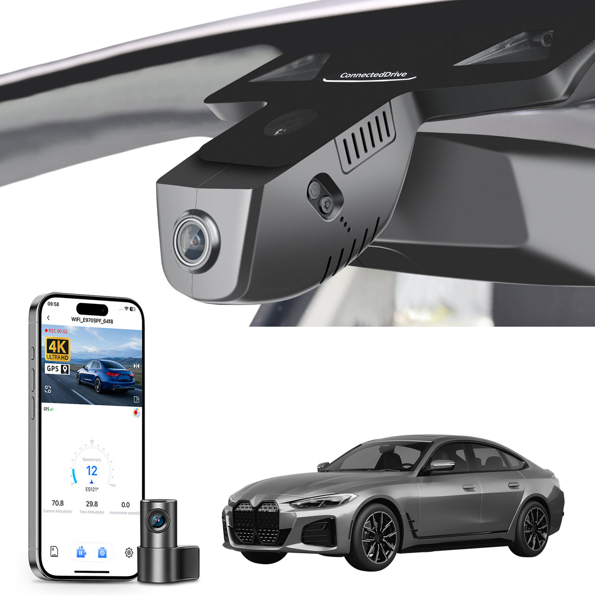 MANGOAL Dash Cam for BMW i4 2022-2025(Model C)
