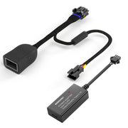 DashCam Power Adapter for Hyundai, Kia & Genesis with 12-Pin Lane Keeping Assist Port (Model C)– Hidden Cable Kit for GPS Radar Mirror Camera, Plug & Play,Connector Located on the Side of the Module
