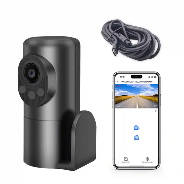 Mangoal 2K Rear HDR Dash Cam, STARVIS 2 IMX675, Can Be Directly Plugged into the Front Dash Cam, Only Applicable to the Front Dash Cam Whose WiFi Name Contains the Number 529