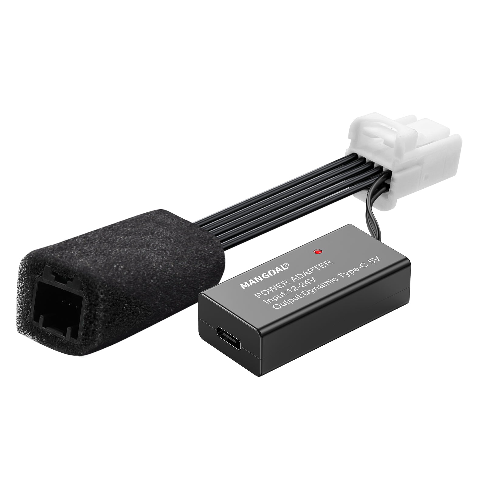 Dashcam Power Adapter 10 Pin (Model A) Custom for Hyundai Kia Telluride Sorento Soul Rio Carnival Sedona EV6 and More,GPS Radar Mirror Camera Dash Cam Adapter,Connects to Rearview Mirror (Hidden)