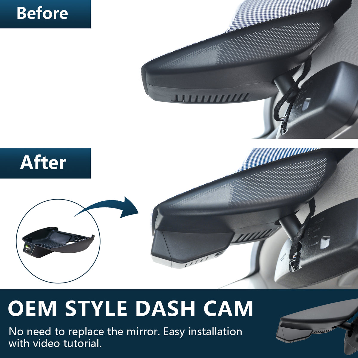 MANGOAL HDR Dash Cam STARVIS 2 for CX-5 2017-2018 & CX-9 2016-2019 & CX-3 2018-2021 & Mazda 3 2017-2018