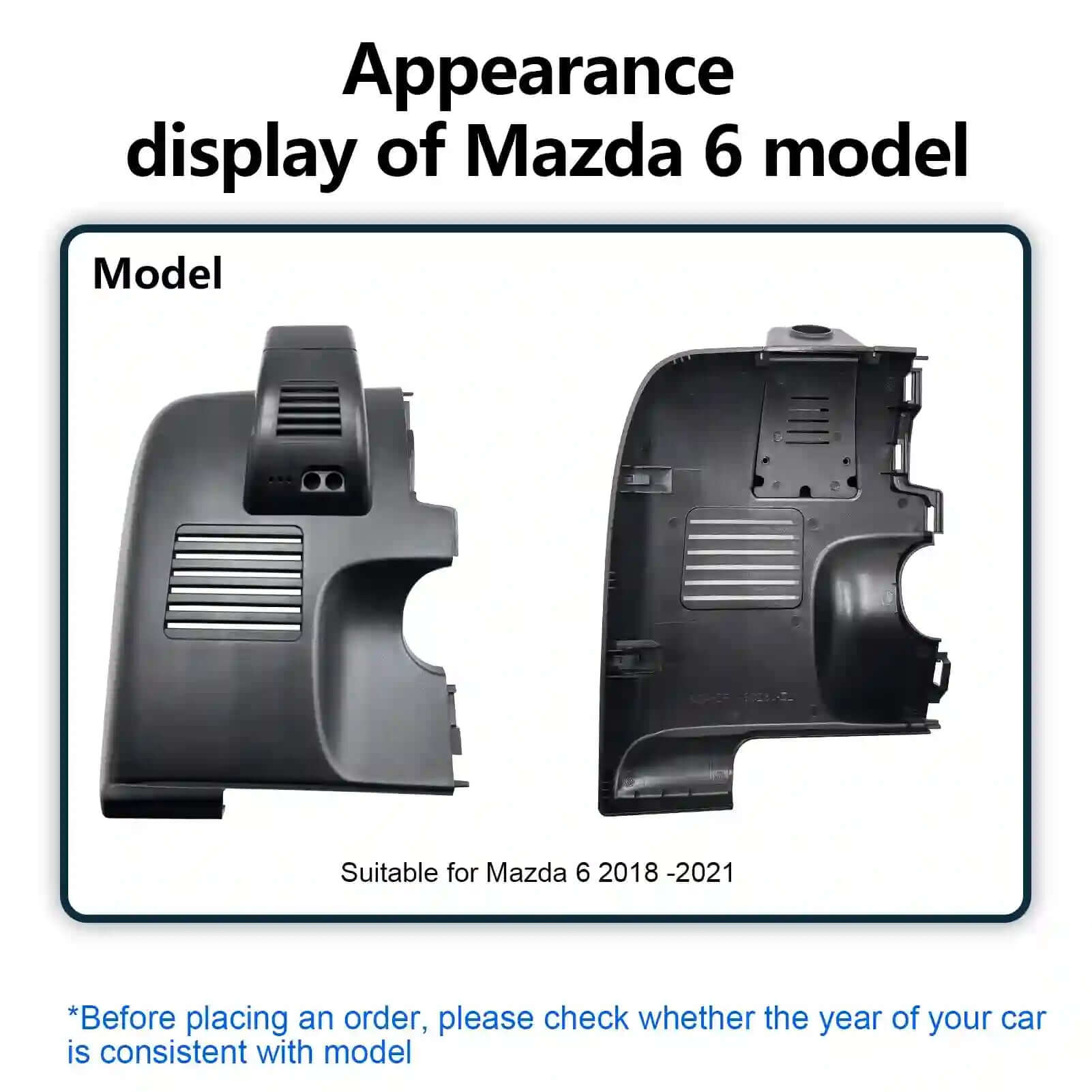 Mazda 6 camera Installation