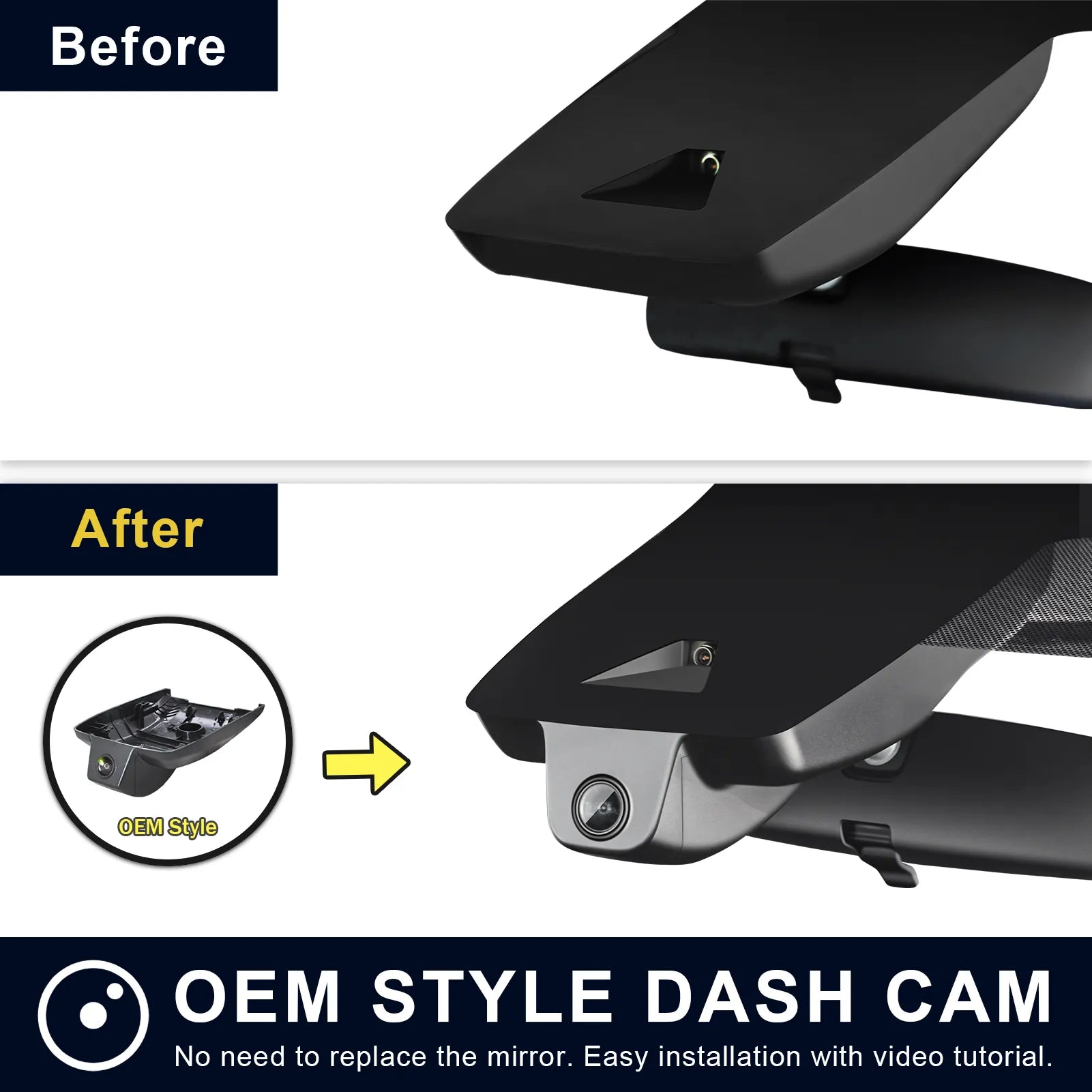 Mangoal Front 4K HDR Dash Cam STARVIS 2 for Subaru Solterra 2023-2026