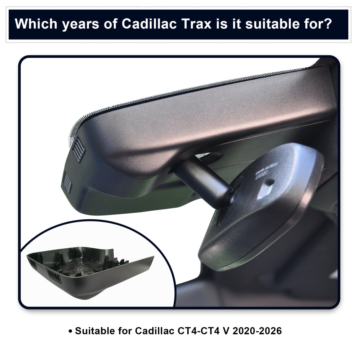 MANGOAL Dash Cam (GPS Included) for Cadillac CT4/CT4 V 2020-2026