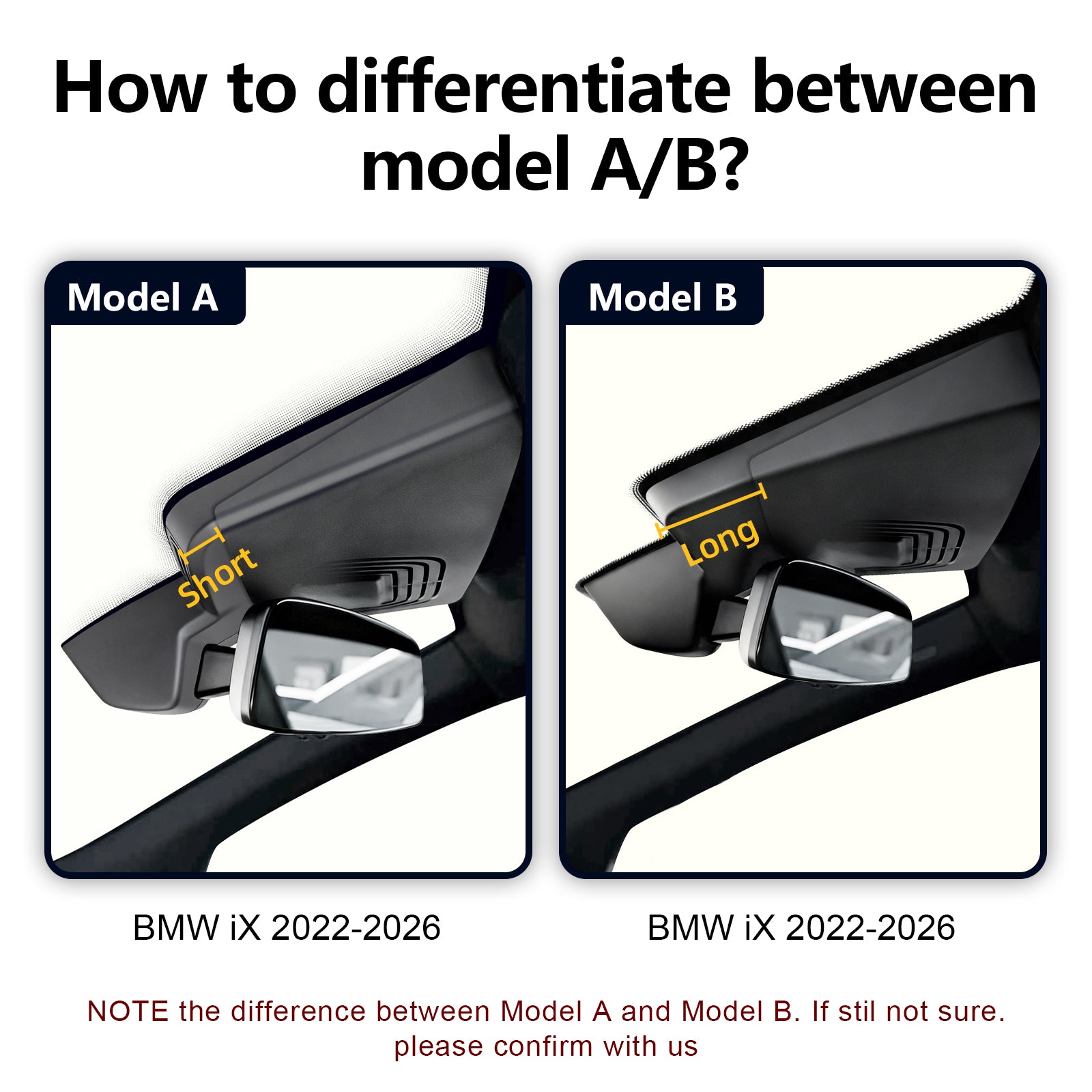 Mangoal Dash Cam for BMW iX 2022-2026 (Model A)