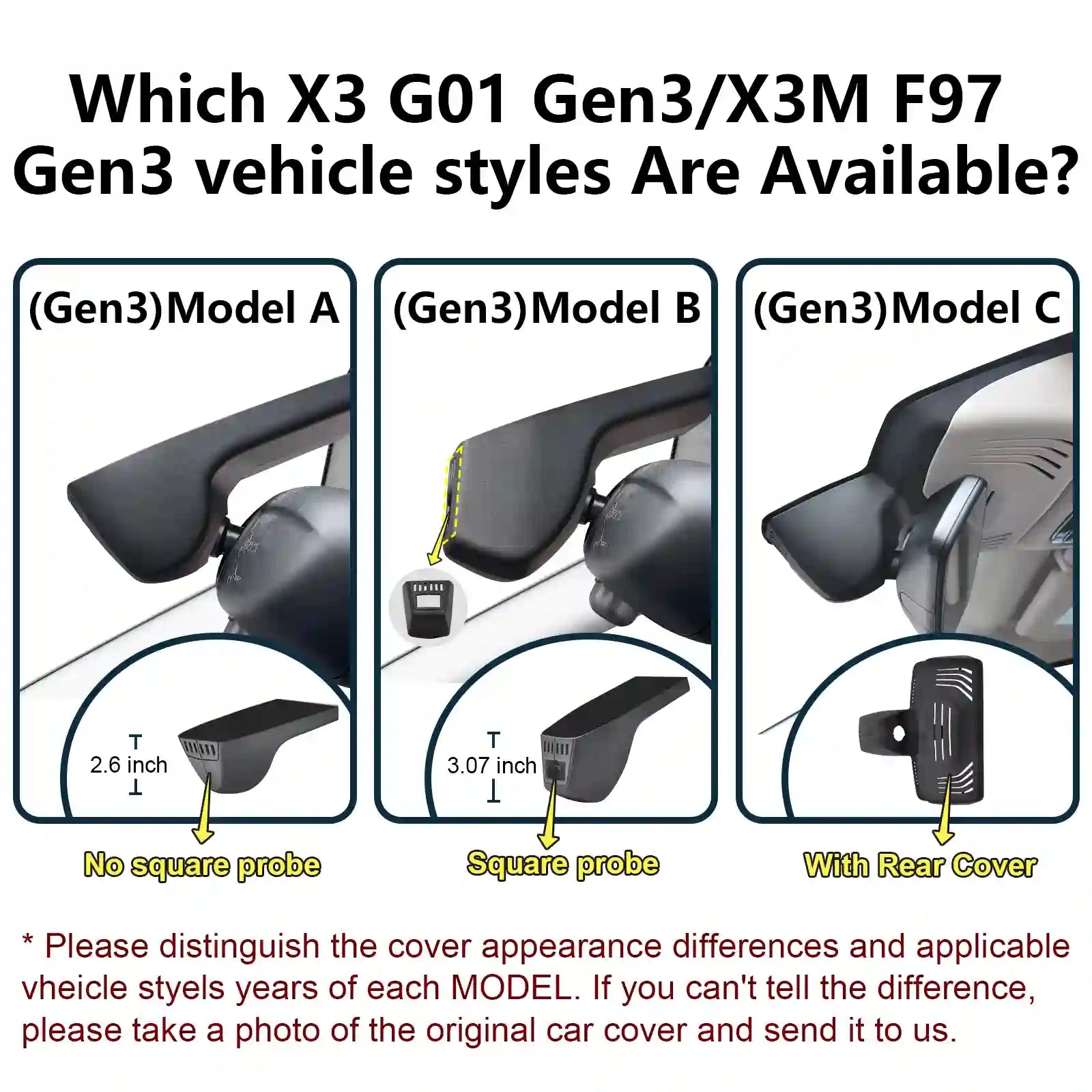 BMW gen/X3M F97 camera Installation