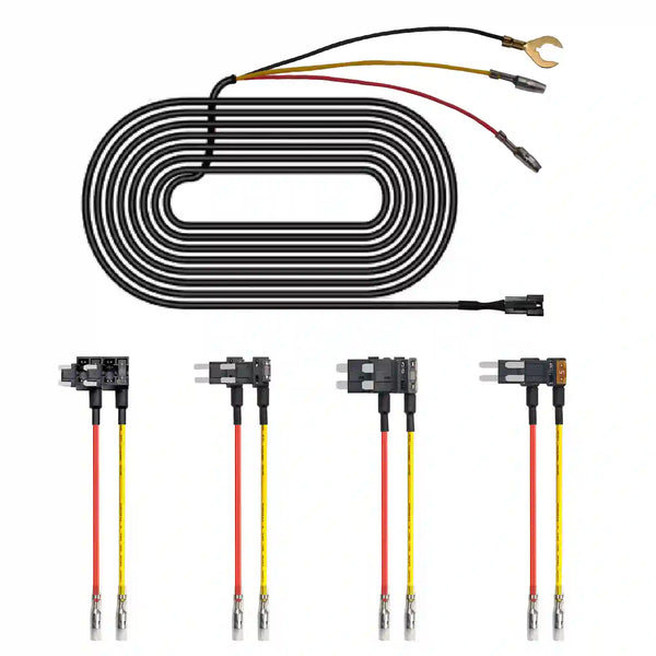 Fuse Box Power Adapter for mangoal Dash Cams, Upgrade Parking Monitoring, Hardwire Wire Kit Accessories(8.20 ft, Applicable to Vehicle Other Than Mercedes Benz)