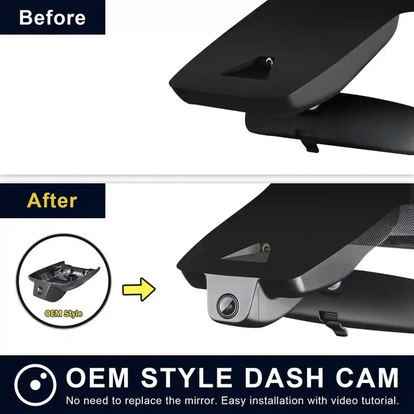 MANGOAL 4K STARVIS 2 Dash Cam (GPS Included) for Toyota RAV4 & Hybrid 2022–2025 (Model B)