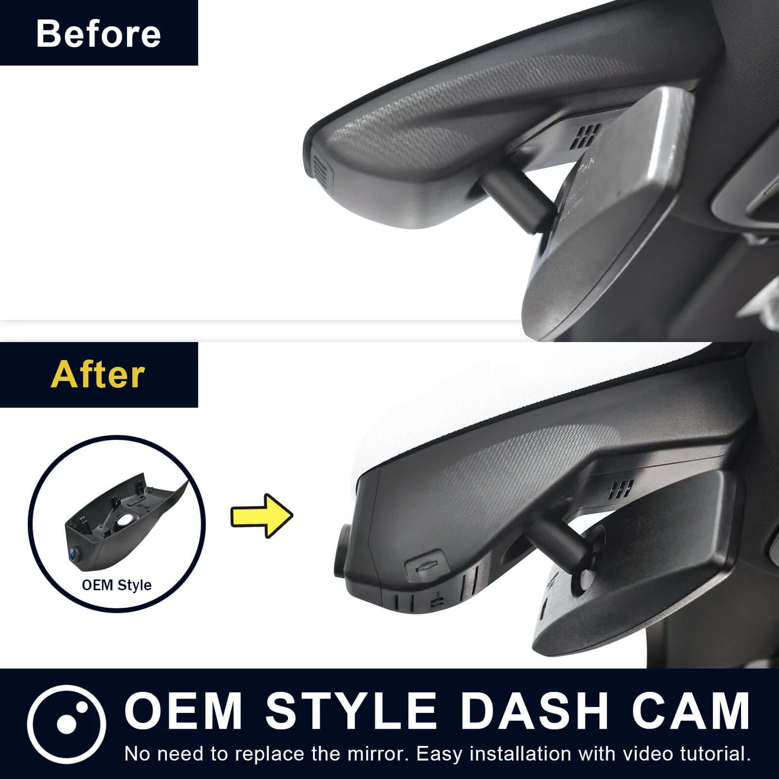 Yukon OEM looks dash cam appearance