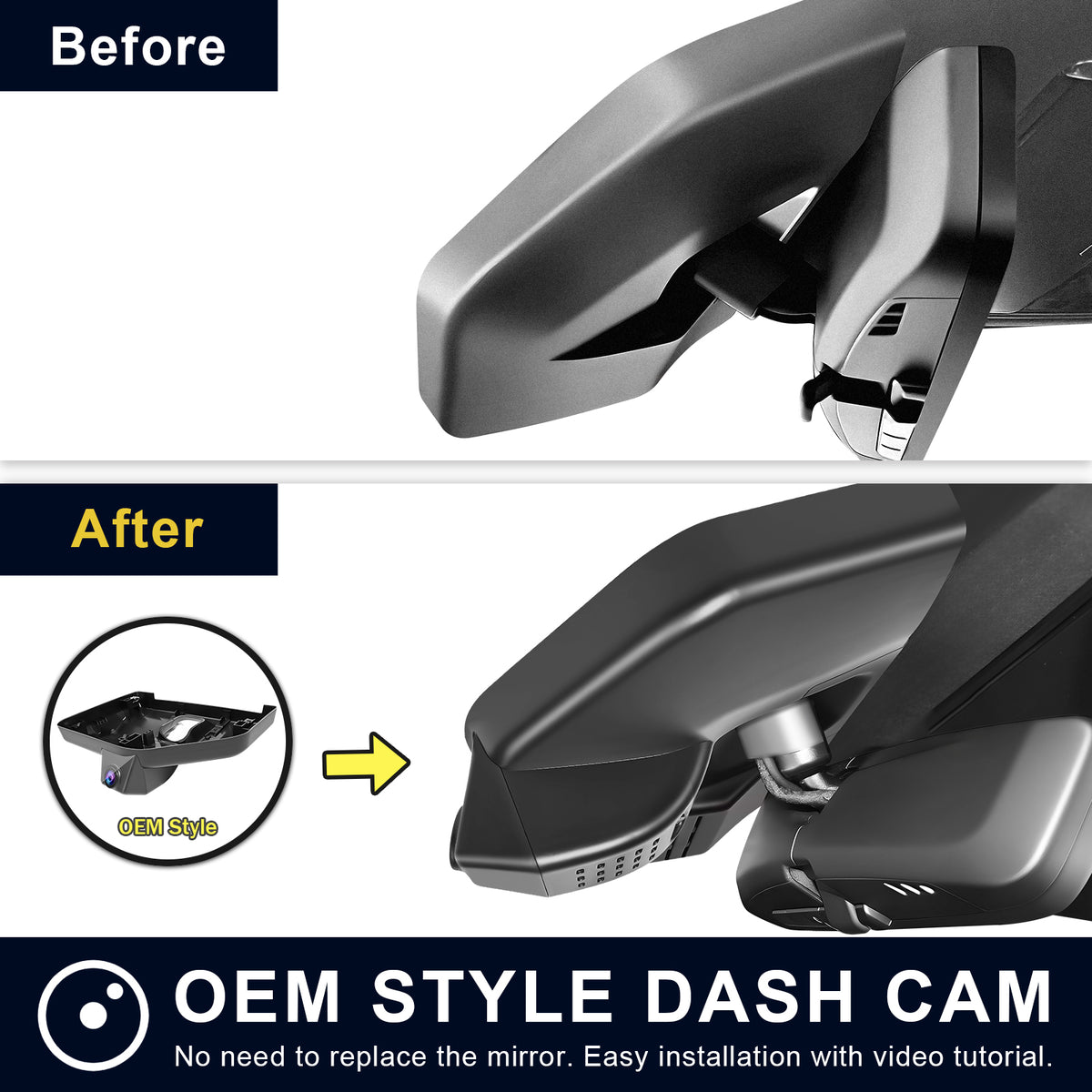 MANGOAL Dash Cam for Lexus LX 600 & LX 500d 2022-2024 (Model B)