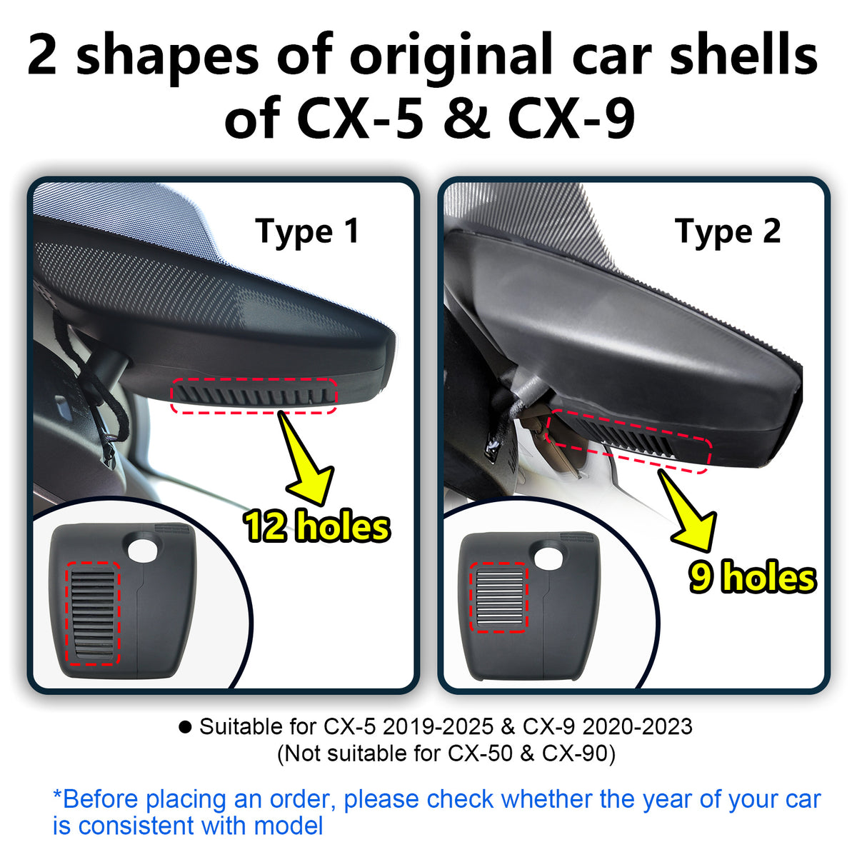 MANGOAL Mazda CX5 2019-2025 & CX-9 2020-2023 Compatible with RHD only