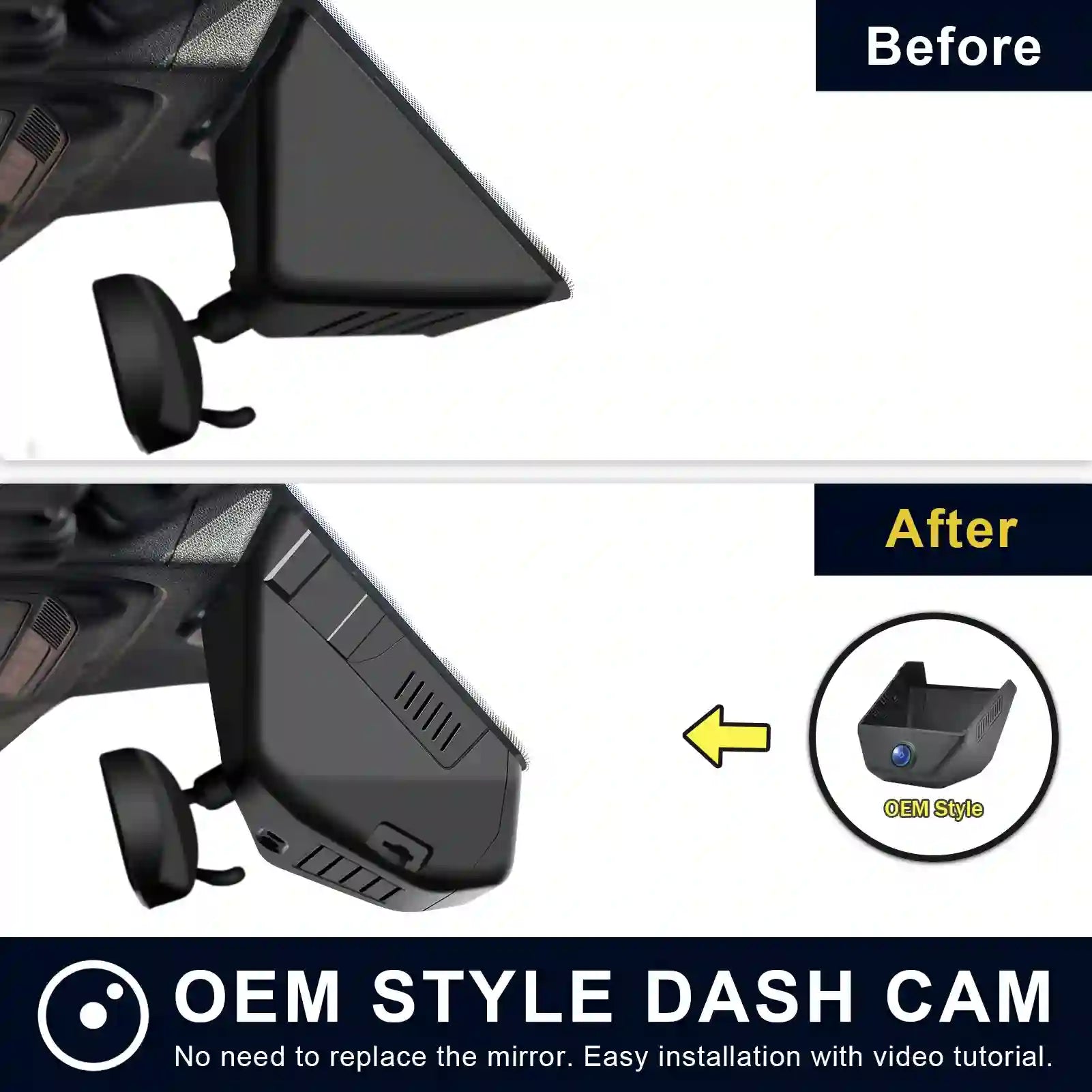 OEM style dash cam