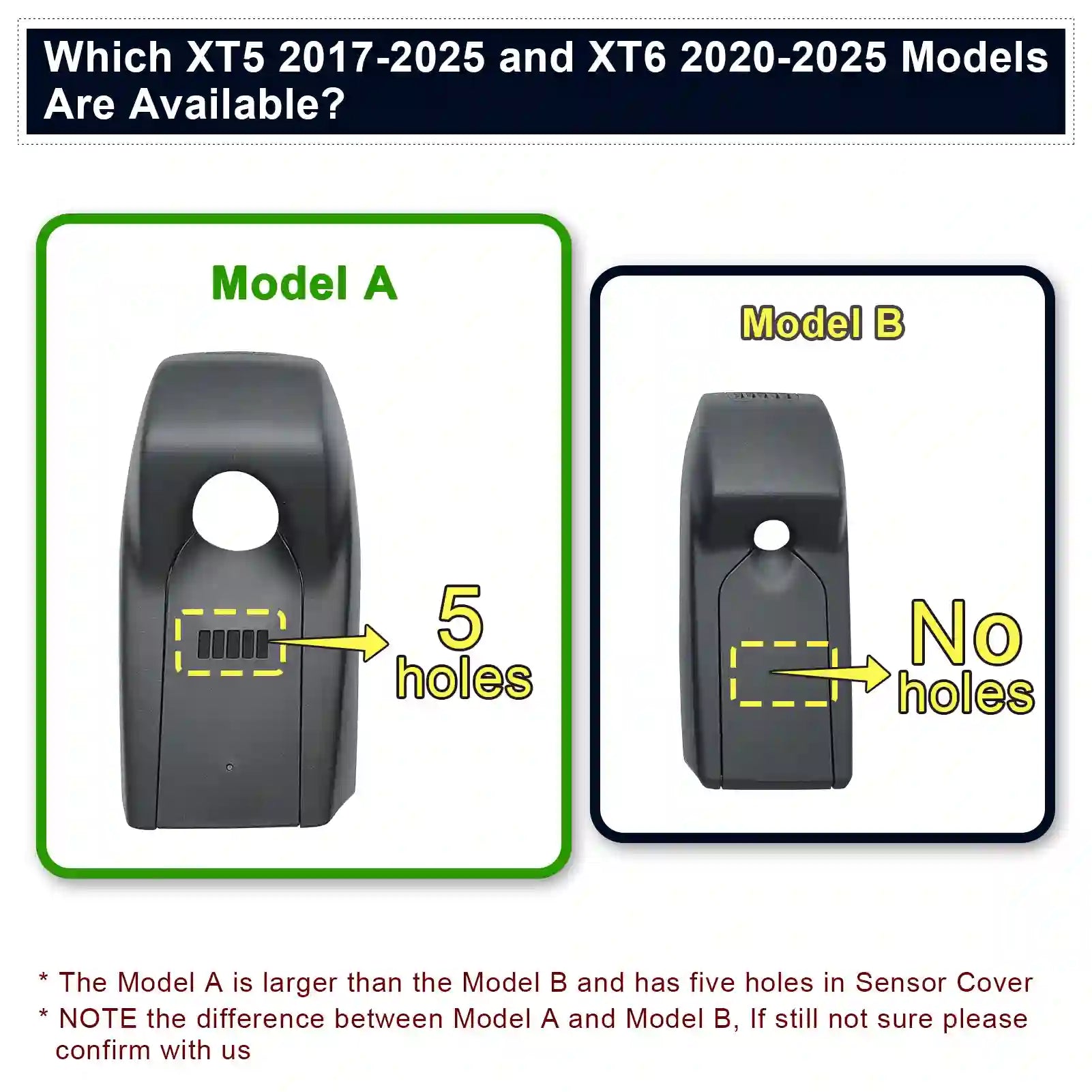 XT5 dash camera difference
