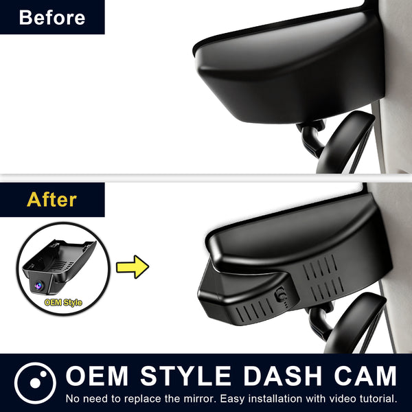 Mangoal Front 4K & Rear 2K HDR Dash Cam Dual STARVIS 2 for Toyota Hilux(pickup)&Fortuner(SUV) 2020-2026