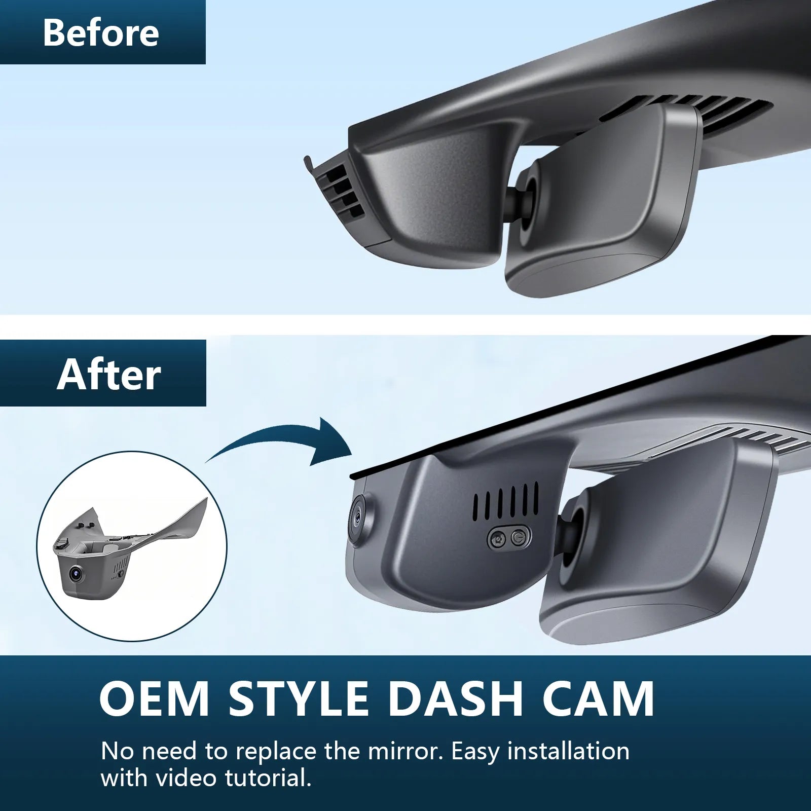 Mangoal Front 4K HDR Dash Cam STARVIS 2 for Mazda CX-90 & CX-90 PHEV 2024-2026