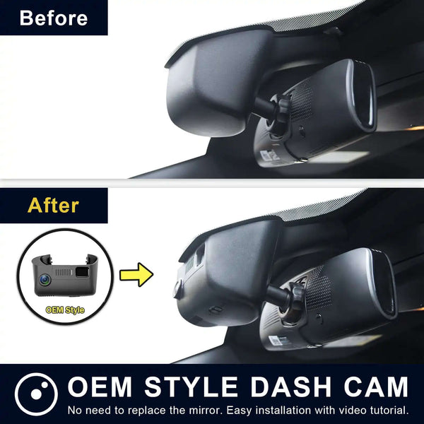 MANGOAL Dash Cam (GPS Included) for Jeep Grand Cherokee 2016–2021 & Grand Cherokee WK 2022 (Model A)