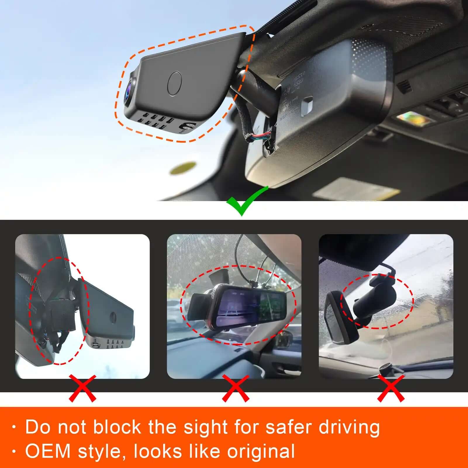 Ford Maverick OEM style dash cam